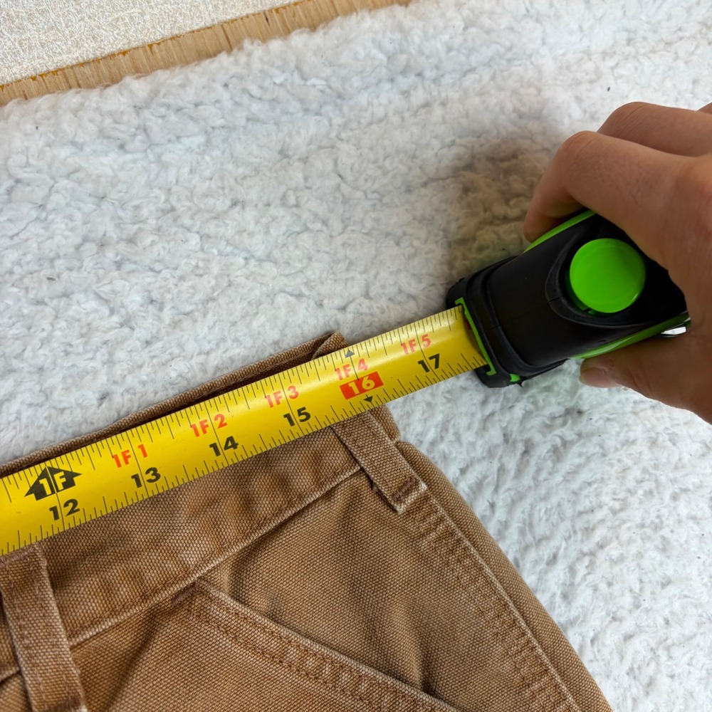 Carhartt B11-BRN Loose Original Fit Carpenter Pants Brown Canvas 34x30 (32x29) - Picture 5 of 8